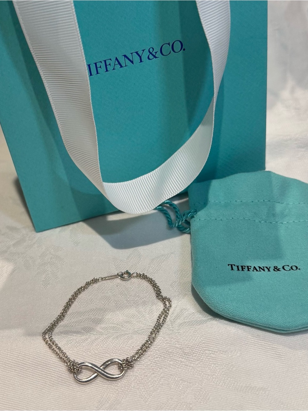 Tiffany & Co. Sterling Silver Infinity Bracelet